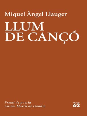 cover image of Llum de cançó